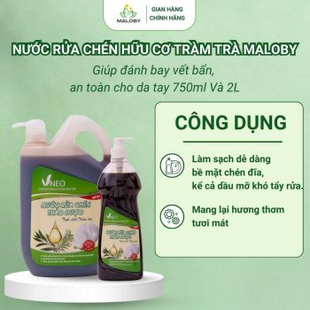 Nước rửa chén Thảo dược Tinh chất Tràm trà