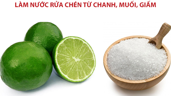 tự làm nước rửa chén tại nhà